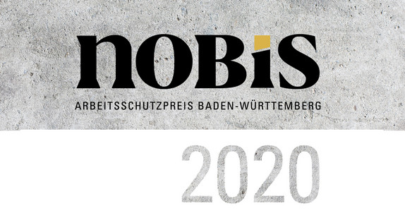 Wort-Bild-Marke für den Arbeitsschutzpreis Baden-Württemberg "Nobis"