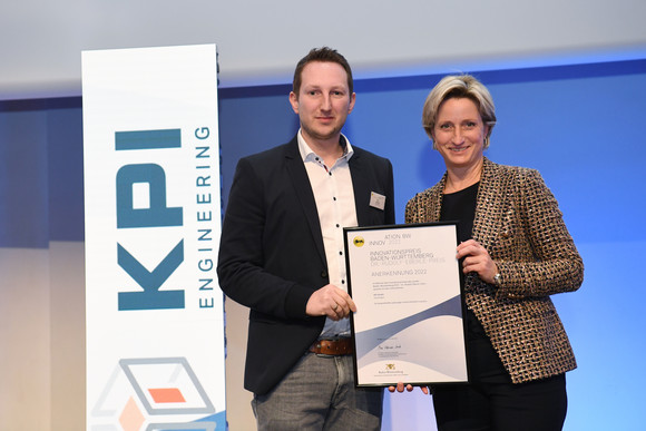 Verleihung des Landesinnovationspreises 2022 mit Wirtschaftsministerin Dr. Hoffmeister-Kraut