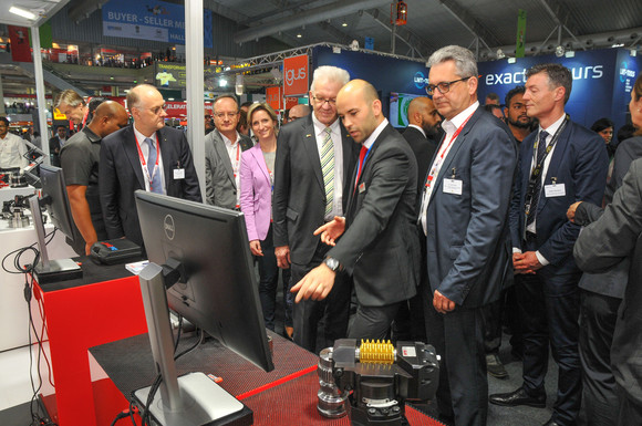 Besuch der Messe IMTEX (Indian Machine Tool Exhibition) in Bangalore