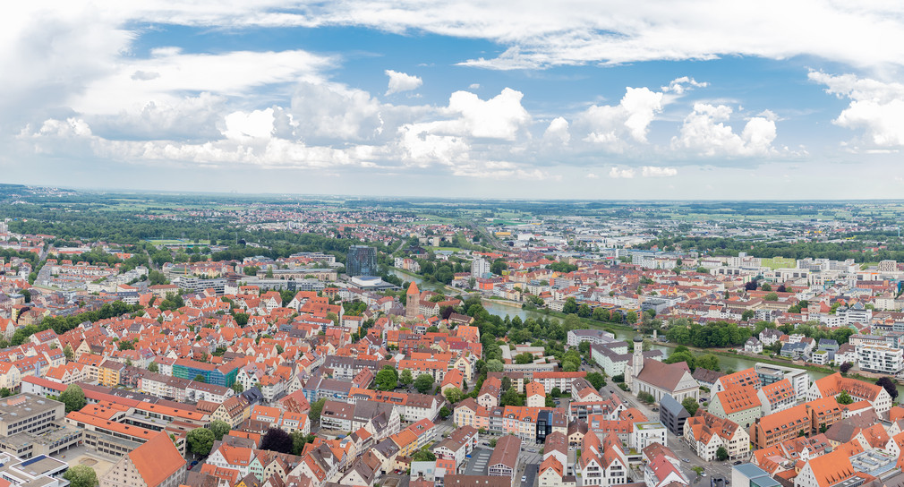 Blick auf Ulm vom Ulmer Münster aus