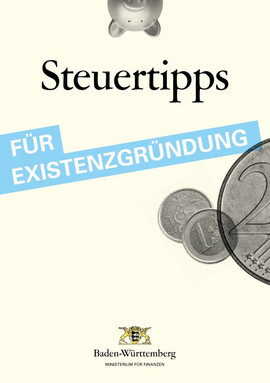 Cover der Publikation Steuertipps bei Existenzgründung