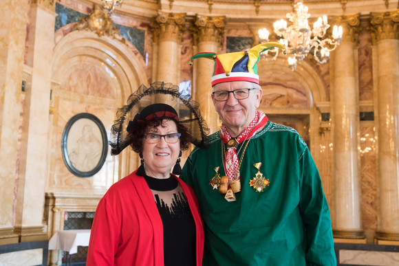 Ministerpräsident Winfried Kretschmann und seine Ehefrau Gerlinde Kretschmann 