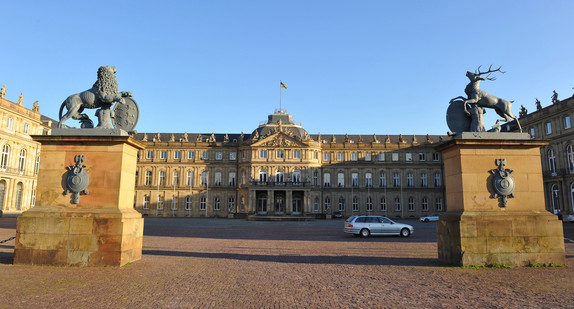 Ansicht des Neuen Schlosses in Stuttgart