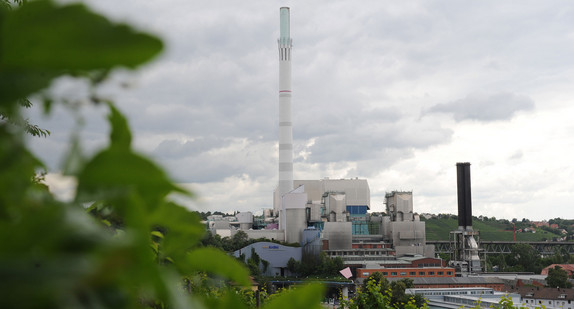 Das Müllerbrennungskraftwerk der EnBW in Stuttgart-Münster (Quelle: dpa).