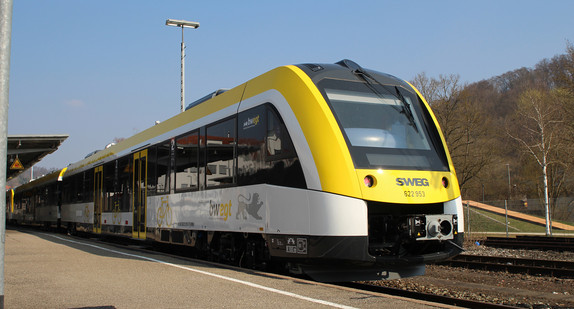 Triebwagen des Typs LINT 54 (Bilderquelle: SWEG)