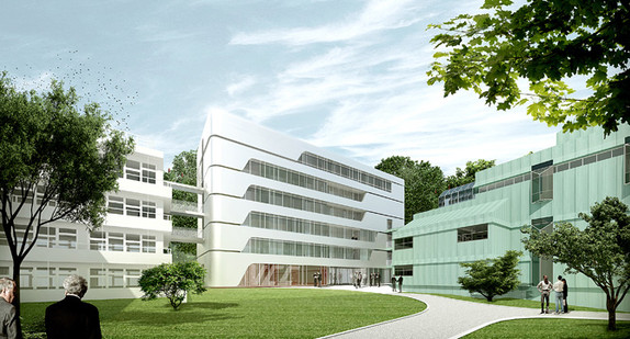 Neubau für das Center for Visual Computing of Collectives der Universität Konstanz (Visualisierung: © Kresings Architektur, Münster)