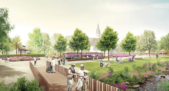 Rendering der Gartenschau Eppingen 2021 / Foto: Gartenschau Eppingen 2021