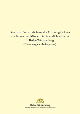 Broschüre zum Chancengleichheitsgesetz