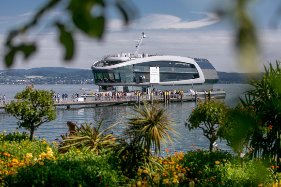 Ankunft auf der Insel Mainau (Bild: © Staatsministerium Baden-Württemberg)