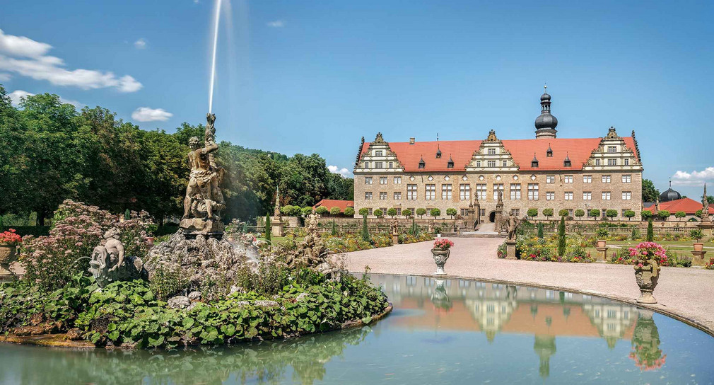 Ansicht Schlossgarten Weikersheim 