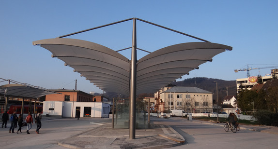 Der neue zentrale Omnibusbahnhof in Weinheim