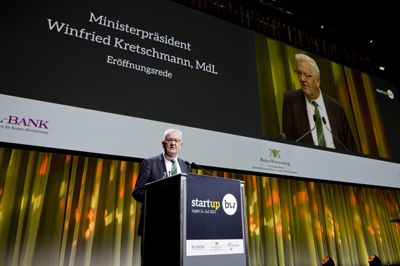 Start Up Gipfel der Landesregierung auf der Landesmesse Stuttgart