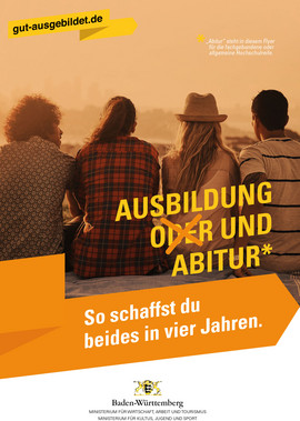 Titel der Broschüre Ausbildung und Abitur