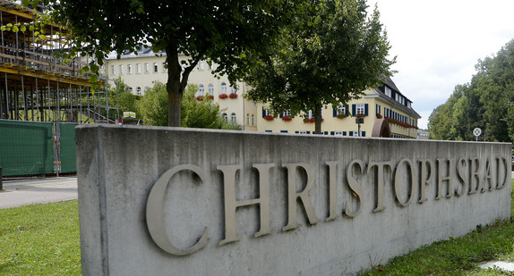 Der Schriftzug des Klinikums Christophsbad in Göppingen. (Foto: © dpa)