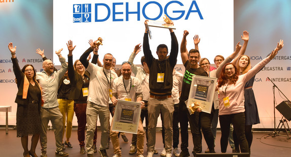 „Start-up BW Elevator Pitch“ DEHOGA-Cup: Gruppenbild (Bild: Start-up BW Elevator Pitch)