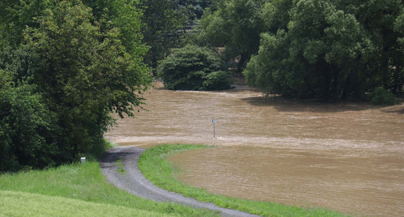 Hochwasser in Baden-Württemberg Anfang Juni 2024