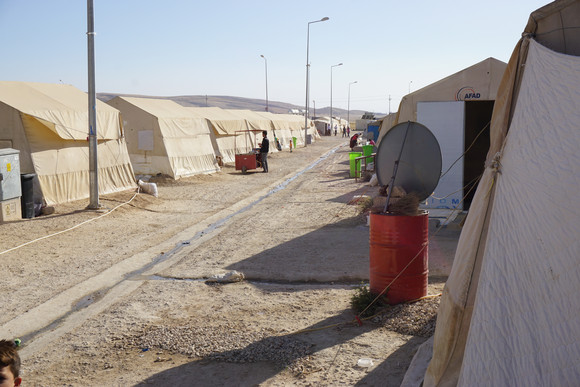 Flüchtlingscamp Region Dohuk (Foto: Stiftung Entwicklungs-Zusammenarbeit Baden-Württemberg)