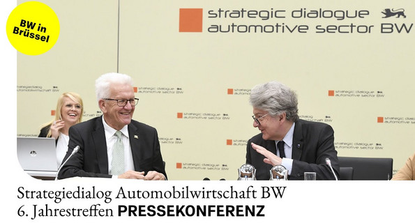 Pressekonferenz Strategiedialog Automobilwirtschaft BW