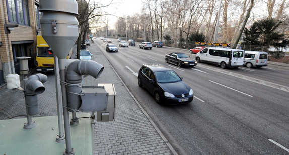 Luftmessstation Stuttgart Am Neckartor (Foto: © dpa)