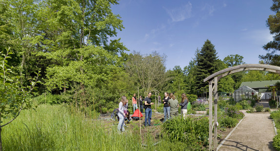 Hochschulgarten der Pädagogischen Hochschule Karlsruhe