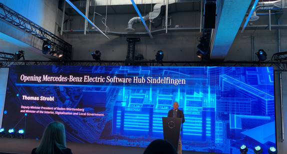 Eröffnung des Electric Software Hubs in Sindelfingen 