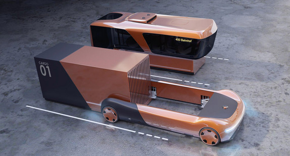 Futuristisches Fahrzeugkonzept U-Shift (Bild: DLR (CC-BY 3.0))