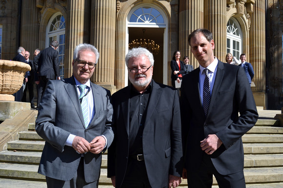 v.l.n.r.: Thomas Langheinrich, Staatsminister Klaus-Peter Murawski, Wolfgang Kreißig