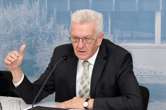 Ministerpräsident Winfried Kretschmann