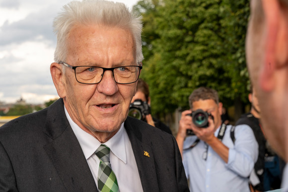 Ministerpräsident Winfried Kretschmann in Dresden (Bild: Staatsministerium Baden-Württemberg)