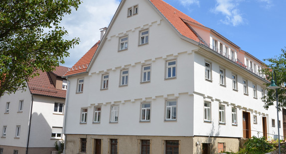 Ehemalige Gaststätte Lamm im Ortskern von Bissingen