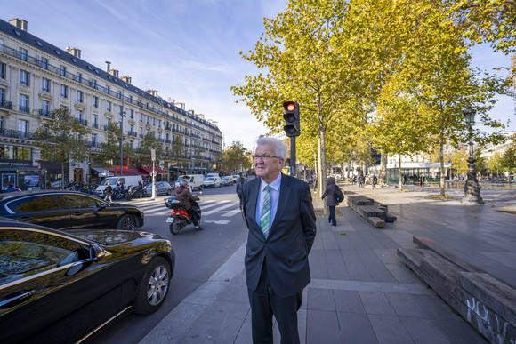 Ministerpräsident Winfried Kretschmann in Paris (Bild: Staatsministerium Baden-Württemberg)