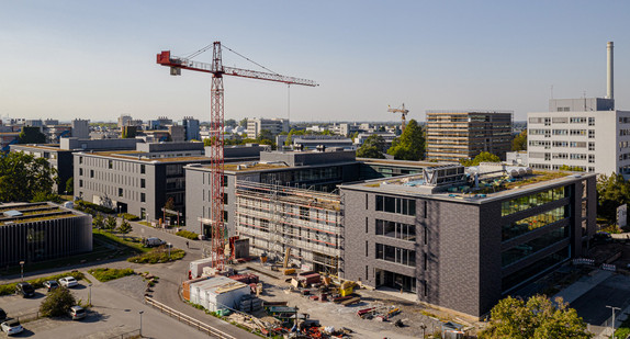 Rohbau des Institute for Molecular Systems Engineering an der Universität Heidelberg