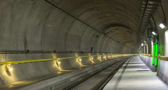 Der Gotthard-Basis-Tunnel (Foto: dpa)