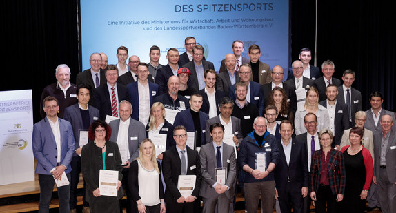 Ausgezeichnete Partnerbetriebe des Spitzensports 2019 (Bild: © LSVBW / Jan Potente)