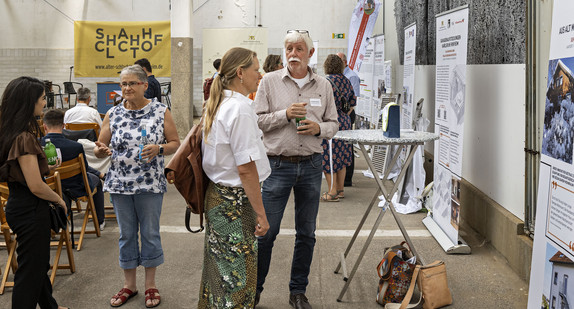 Ausstellung beim Landesweiten Schaufenster für Beispielgebende Projekte in Pforzheim