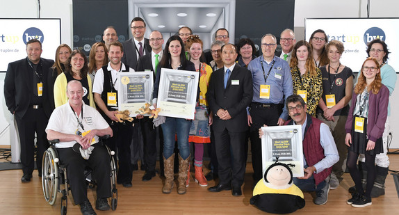 Gruppenbild Start-up BW Elevator Pitch Regional cup Schwarzwald-Baar-Heuberg