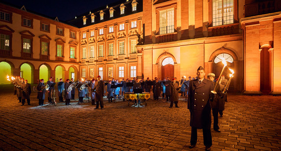 Streitkräfteempfang, Schloss Mannheim