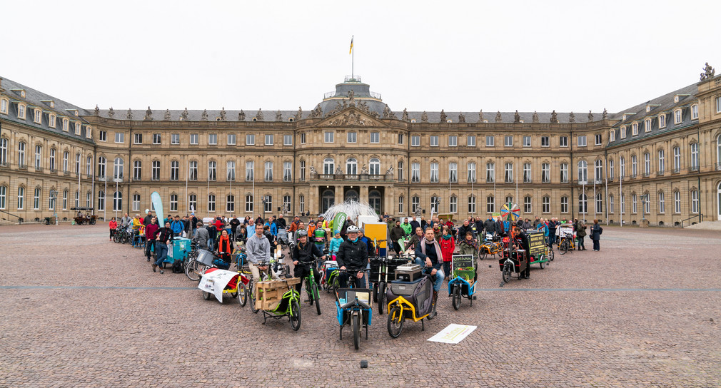 Radverkehr Erster Cargo-Bike-Day Stuttgart