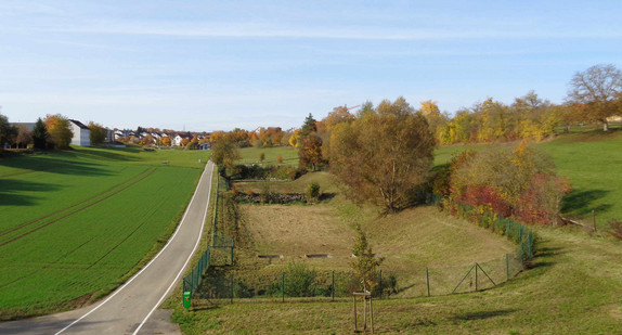 geplantes Regenüberlaufbecken in Bondorf