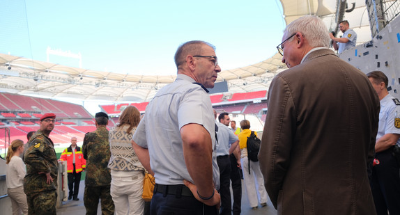 Großübung Fußball EM