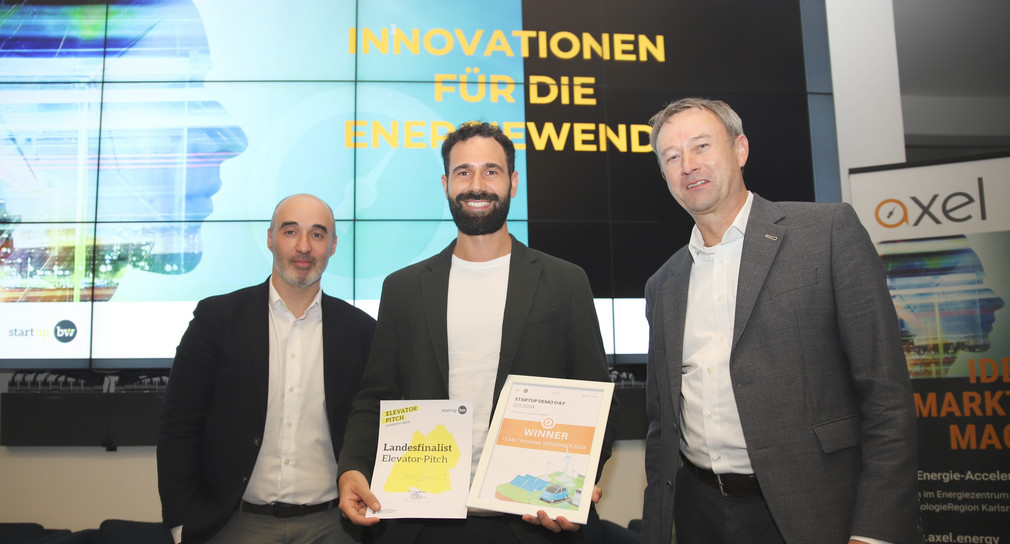 Siegerehrung beim AXEL-Demo Day in Karlsruhe