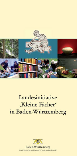 Flyer zur Landesinitiative ‚Kleine Fächer‘ in Baden-Württemberg