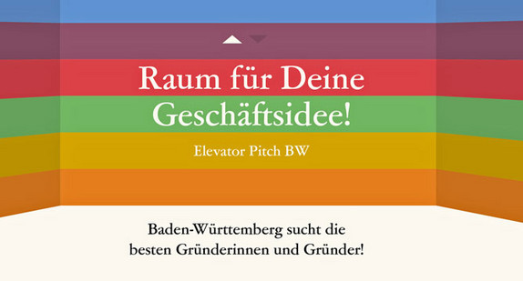 Logo zum Wettbewerb: Elevator Pitch