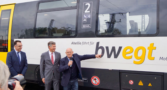 Präsentation des neuen TALENT 2-Zuges für Baden-Württemberg (Bild: © Abellio GmbH)