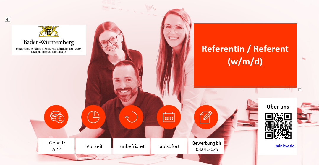  Referentin / Referenten (w/m/d)