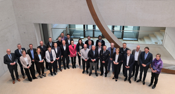 Lagegespräch BAO Fokus, Gruppenfoto im Innenministerium