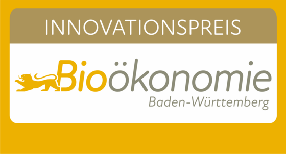 Logo des Innovationspreises Bioökonomie Baden-Württemberg